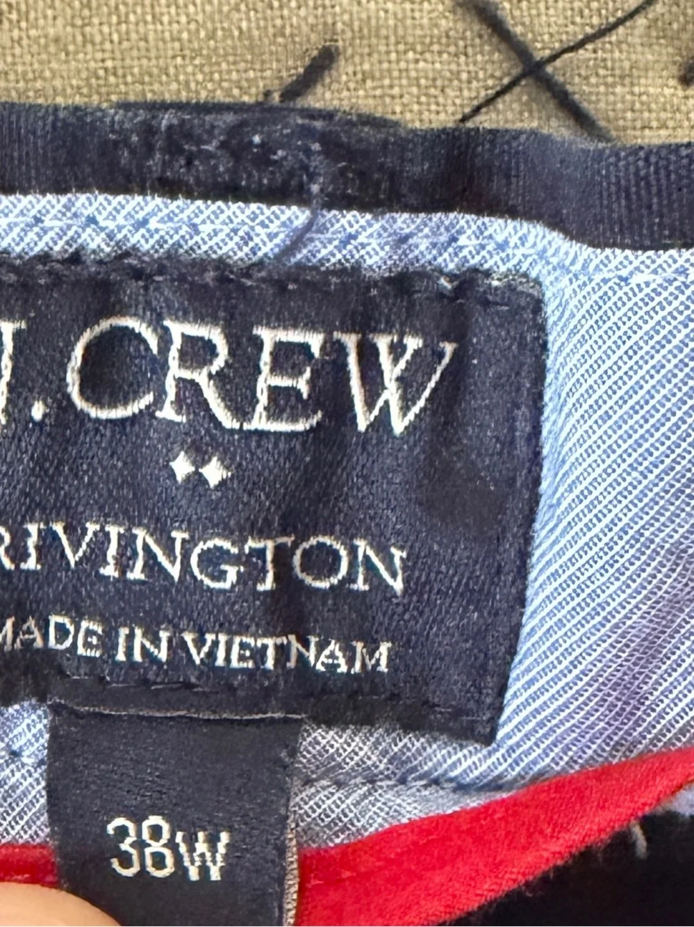 J. Crew Classic Navy Flat-Front Chino Shorts